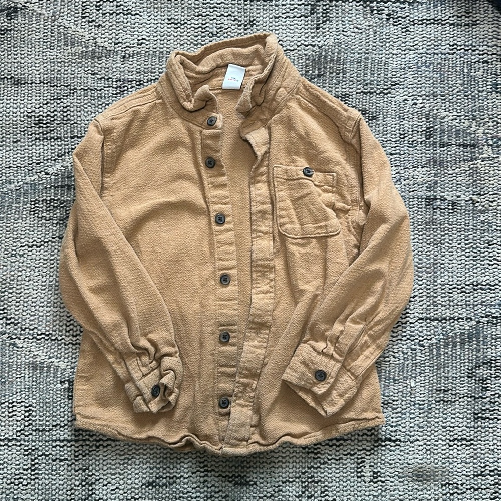 Old Navy Tan Button Down 5T boys